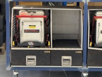 Slide Out Drawers & Storage Rack with Engel Fridge