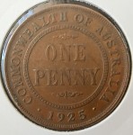 11 · 1925 AUST PENNY 2ND RAREST (CV$750 REN 30TH PG 31)