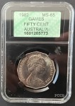 82 · 1982 COMMONWEALTH GAMES 50C AUSTRALIAN CORONATION