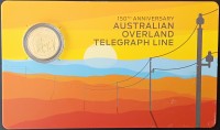 95 · 2022 $1 DOLLAR COMM AUST "TELEGRAPH LINE 150TH"