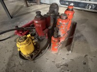 105 · Bottle jacks various 7+ hydraulic ram