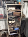 113 · Contents to shelf including metal drill bits speci
