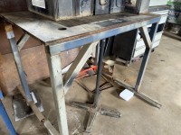 118 · Heavy duty fabrication bench steel frame 1200 x 80