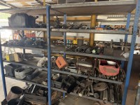 120 · Contents to shelf including bearing pulls grinders