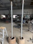 128 · Power lead poles x2