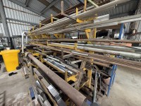 Steel Storage Rack and contents including large qu