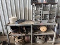 219 · Workbench 2100 x 800 including tyre rims and conte
