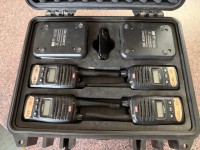 GME two-way radio set, in hard case