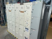 8 · 6 x 2 Door metal staff lockers