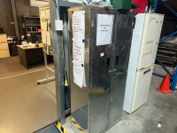 9 · 2 Door silver metal storage cabinet
