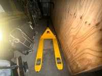 Yellow pallet jack
