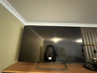 30 · Sony large LED TV on stand