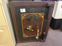Vintage Ajax floor safe, keylock