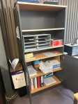 37 · 2 Door storage unit with above shelving