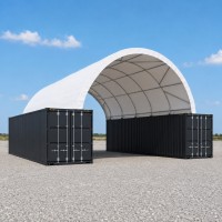 8m x 12m Container Dome - No Back Wall - NEW
