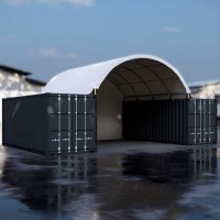 6m x 6m Container Dome with Back Wall - NEW