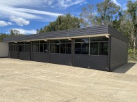 Portable Building Complex - 5 Modules (Grey)