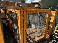 2 x yard silage cages with crane lugs, 3mt