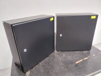 x2 IP Enclosures IP66 Steel Electrical Enclosure