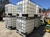 8x 1000L IBC Tanks