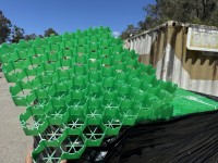 Pallet of Plastic Grass Pavers