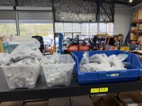 Assortment of Metal Brackets, Clamps & Electronics