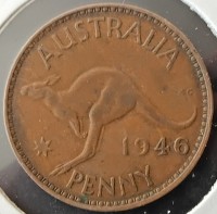 1946 Aust Penny 2nd Rarest (Cv$450 Ren 30th Pg 48)