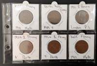 43 · COLLECTION OF 6 AUSTRALIAN HALF PENNY