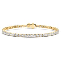 97 · 4.05 CARATS DIAMOND TENNIS BRACELET 9K GOLD