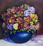 Australian School Oil Painting On Canvas