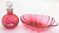 Antique Mary Mcgregor Ruby Glass