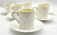 Set Of Antique Coalport Expresso Cups And Saucers
