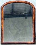 134 · ANTIQUE WALNUT HALLWAY MIRROR