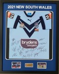 2021 NSW STATE OF ORIGIN SIGNED JERSEY, SERIES WIN