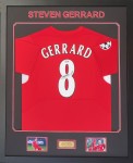 STEVEN GERRARD SIGNED L/POOL FC JERSEY BECKETT COA