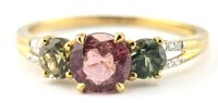 $5050 Valuation, Tourmaline And Diamond Gold Ring