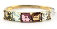 $4550 Valuation, Tourmaline And Diamond Gold Ring